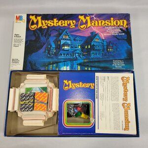 Mystery Mansion Vintage 1984 Board Game Milton Bradley
